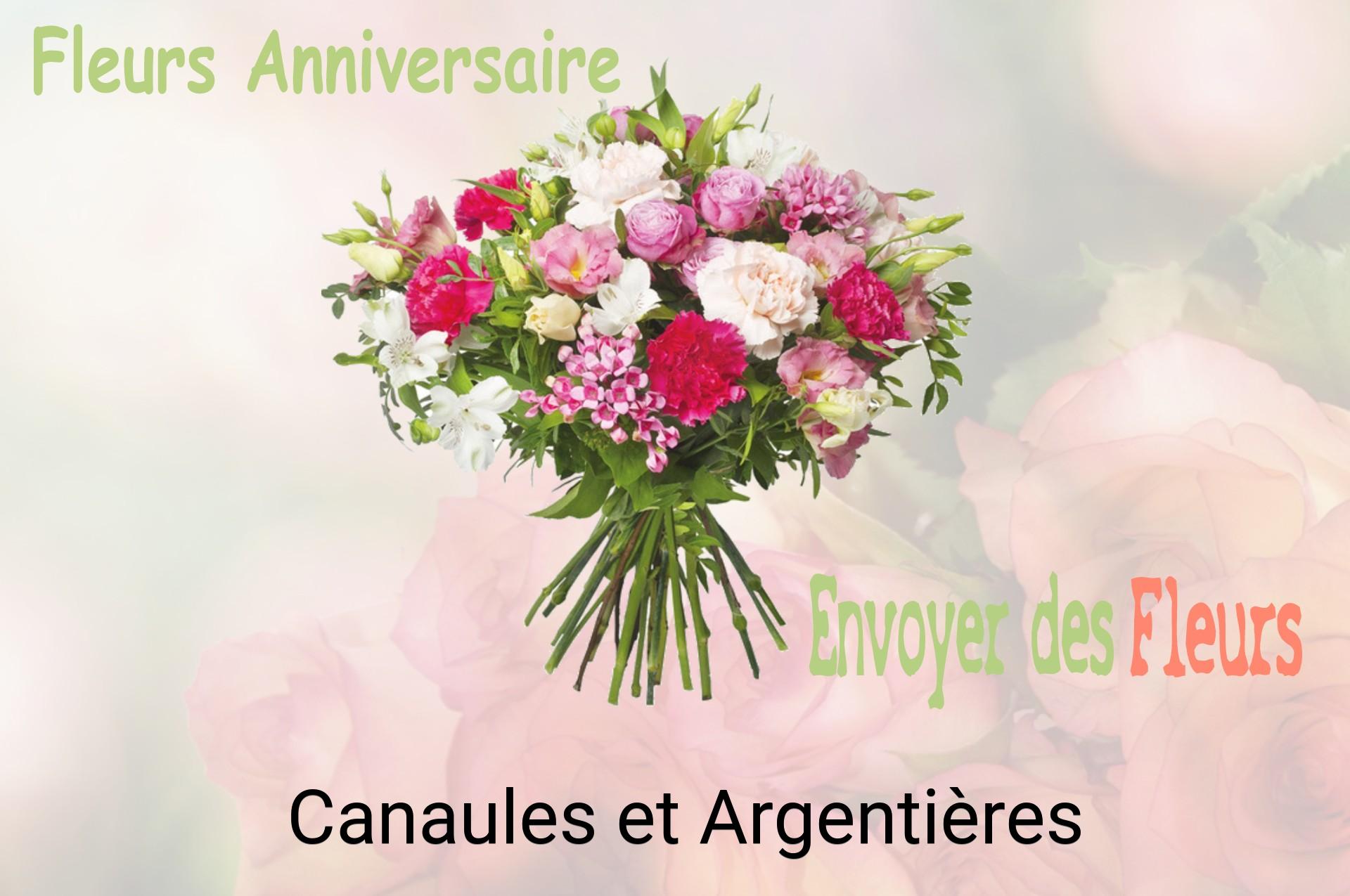 Bouquet de fleurs d’anniversaire livré à Canaules-et-Argentières